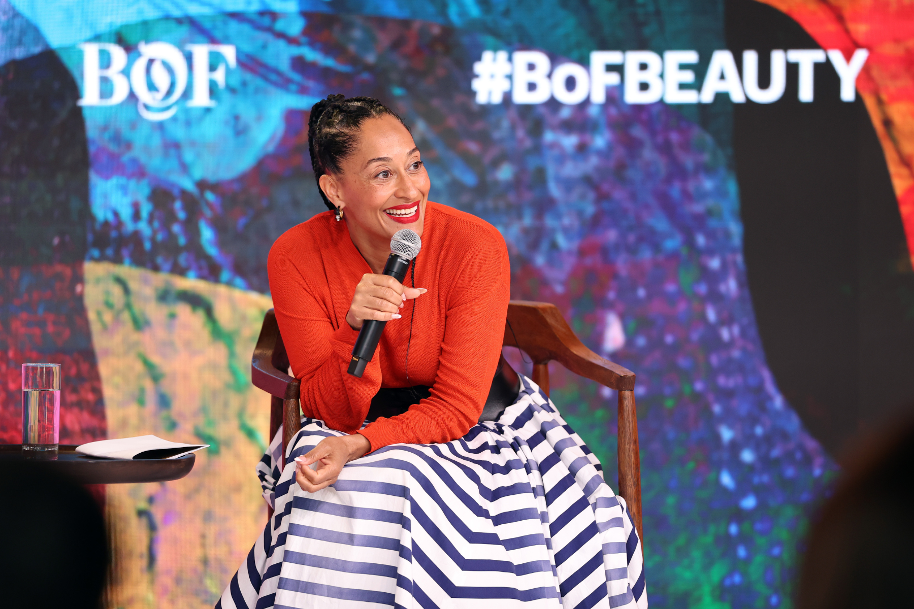 Tracee Ellis Ross speaking at The Business of Beauty Global Forum 2025